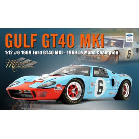 FORD GT40 MKI 6 "GULF" JACKY ICKX LE MANS 1969 1ER