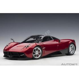 PAGANI HUAYRA 2011 ROUGE BANDES ARGENTE