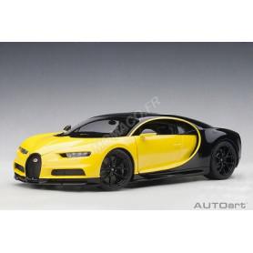 BUGATTI CHIRON 2017 JAUNE/NOIRE