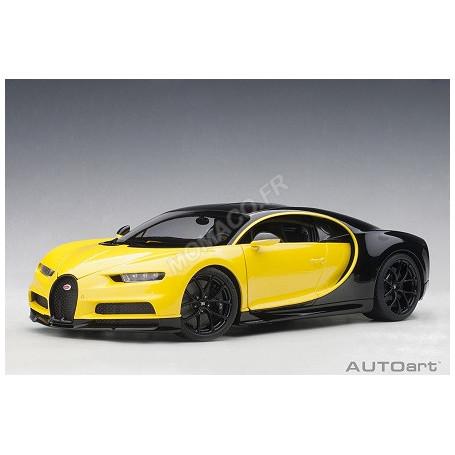 BUGATTI CHIRON 2017 JAUNE/NOIRE