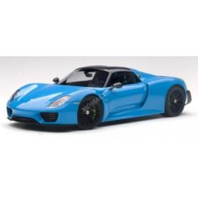 PORSCHE 918 SPYDER 2013 BLEUE