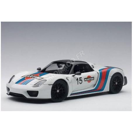 PORSCHE 918 SPYDER "MARTINI" 2013 BLANCHE