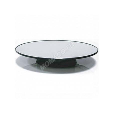 PLATEAU TOURNANT 31 CM FOND NOIR