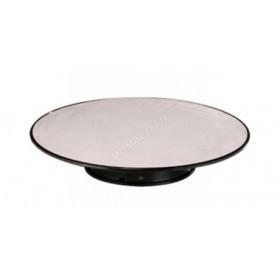 PLATEAU TOURNANT 31 CM FOND ARGENT