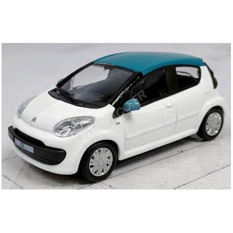 CITROEN C1 BLANC TOIT BLEUE