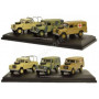 SET DE 3 LAND ROVER SERIES III 109 MILITAIRE