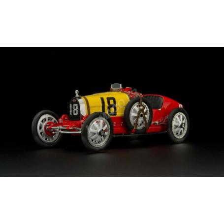 BUGATTI TYPE 35 18 ESPAGNE JAUNE/ROUGE