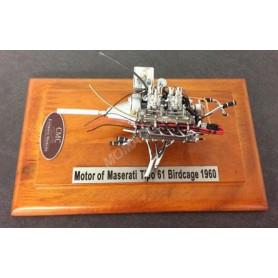 MOTEUR MASERATI BIRDCAGE TYPE 61 AVEC VITRINE