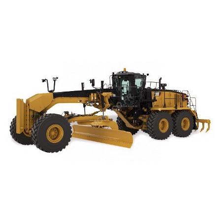 CATERPILLAR 18M3 NIVELEUSE AVEC FIGURINE