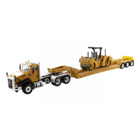 CATERPILLAR CT660 AVEC REMORQUE ET CATERPILLAR CB-534