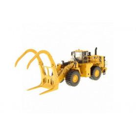 CATERPILLAR 988K CHARGEUSE SUR PNEUS AVEC PINCES A BOIS AVEC FIGURINE