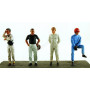 COFFRET FIGURINES J. CLARK/FANGIO/P. RODRIGUEZ/J. SIFFERT (EPUISE)