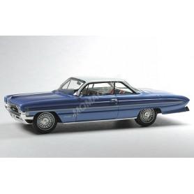 OLDSMOBILE 98 1961 BLEU TOIT BLANC