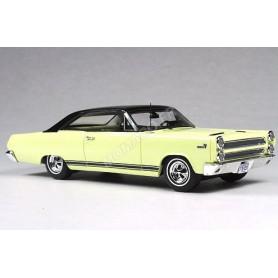 MERCURY COMET CYCLONE 1966 JAUNE TOIT NOIR