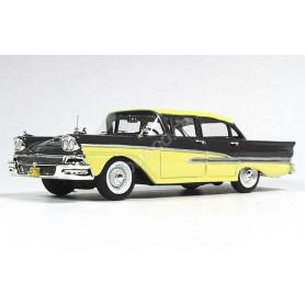 FORD CUSTOM 4 PORTES 1958 ANTHRACITE/JAUNE