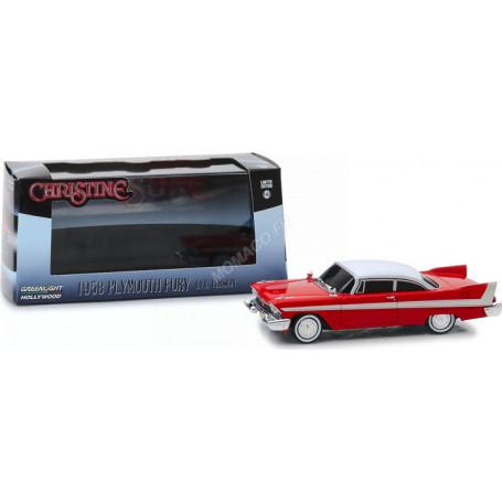 PLYMOUTH FURY 1958 "CHRISTINE (1983)" - VERSION MALEFIQUE AVEC FENETRES NOIRCIES