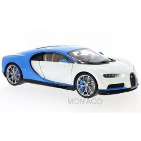 BUGATTI CHIRON 2016 BLANCHE/BLEUE