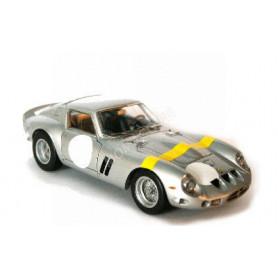 FERRARI 250GTO 1962 COUPE ARGENT BANDE JAUNE