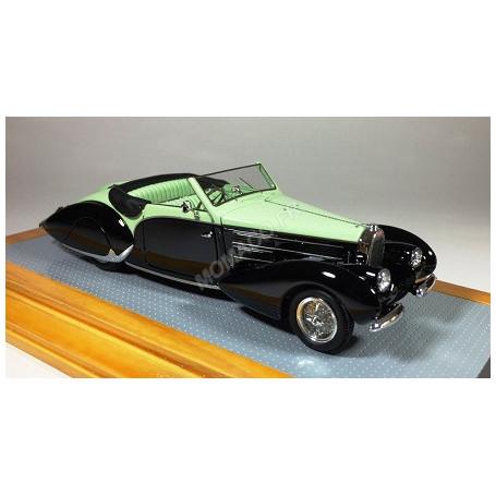 BUGATTI T57C ARAVIS CABRIOLET GANGLOFF SN57710 VOITURE COURANTE 1938 NOIR/GRIS