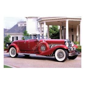 DUESENBERG MODEL J DUAL COWL PHAETON SN2583 WALKER LA GRANDE 1929 OUVERT ROUGE