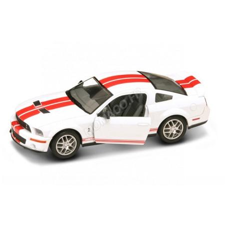 FORD MUSTANG SHELBY GT500 2007 BLANCHE/ROUGE