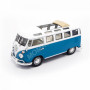 VOLKSWAGEN MINIBUS 1962 BLEU/BLANC