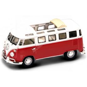 VOLKSWAGEN MINIBUS 1962 ROUGE/BLANC