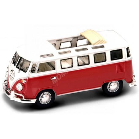 VOLKSWAGEN MINIBUS 1962 ROUGE/BLANC