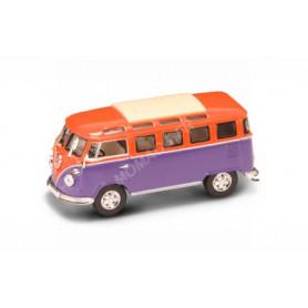 VOLKSWAGEN MINIBUS 1962 ORANGE/VIOLET