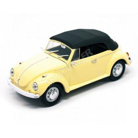 VOLKSWAGEN COCCINELLE CABRIOLET FERME 1972 JAUNE