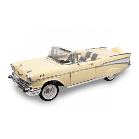 CHEVROLET BEL AIR CABRIOLET 1957 JAUNE