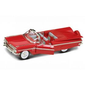 CHEVROLET IMPALA CONVERTIBLE 1959 ROUGE