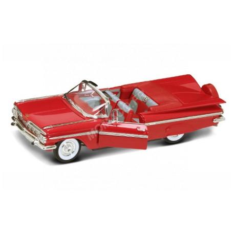 CHEVROLET IMPALA CONVERTIBLE 1959 ROUGE