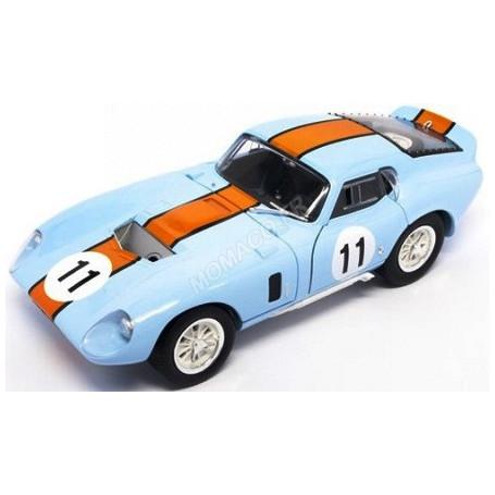 SHELBY DAYTONA 11 COUPE 1965 BLEU CIEL/ORANGE GULF