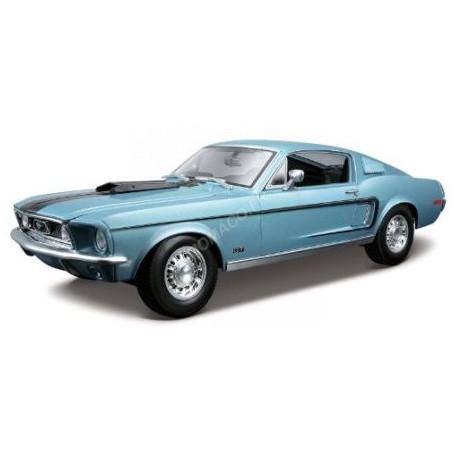 FORD MUSTANG GT COBRA JET 1968 BLEUE