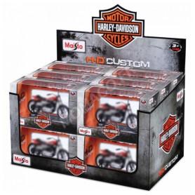 DISPLAY DE 12 PIECES : MOTOS "HARLEY DAVIDSON"