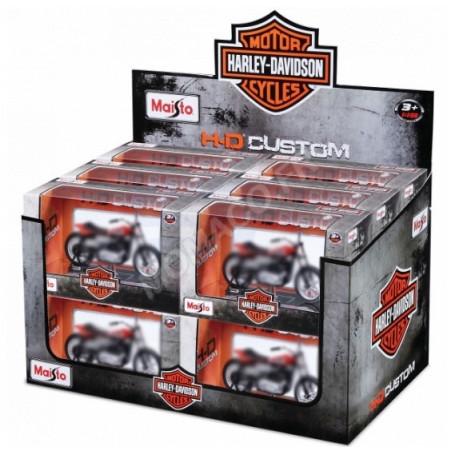 DISPLAY DE 12 PIECES : MOTOS "HARLEY DAVIDSON"