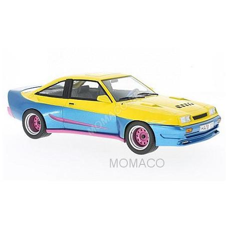 OPEL MANTA B MATTING 1991 JAUNE/BLEU