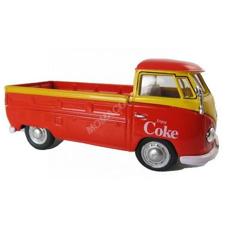 VOLKSWAGEN T1 PICK-UP "COCA-COLA" 1962 ROUGE/JAUNE