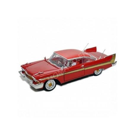 PLYMOUTH FURY 1958 ROUGE