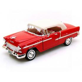 CHEVROLET BEL AIR CONVERTIBLE 1955 ROUGE