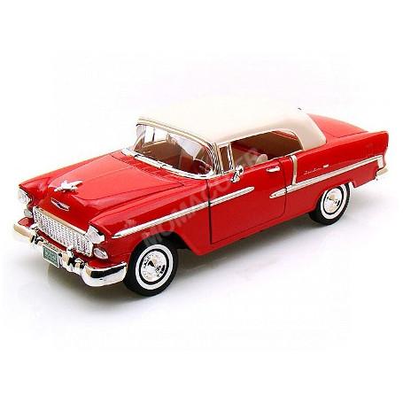 CHEVROLET BEL AIR CONVERTIBLE 1955 ROUGE