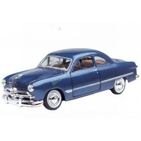 FORD COUPE 1949 BLEU METAL