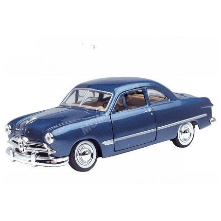 FORD COUPE 1949 BLEU METAL