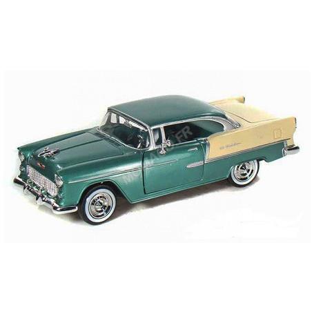 CHEVROLET BEL AIR 1955 VERT/CREME