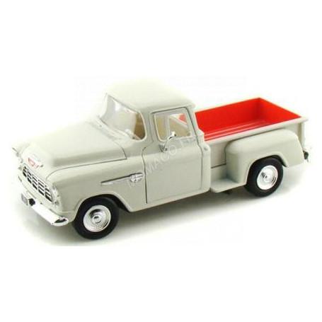 CHEVROLET STEPSIDE 1955 BLANC