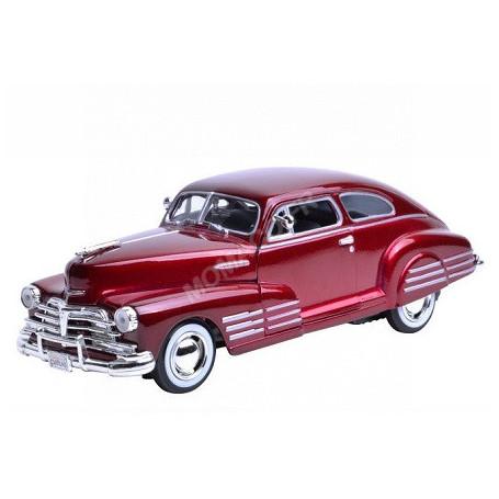 CHEVROLET AEROSEDAN FLEETLINE 1948 ROUGE METAL