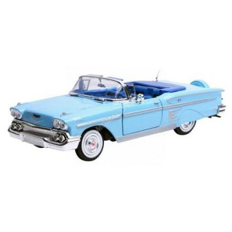 CHEVROLET IMPALA 1958 BLEU