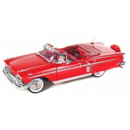 CHEVROLET IMPALA 1958 ROUGE