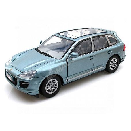 PORSCHE CAYENNE TURBO 2008 BLEU CLAIR